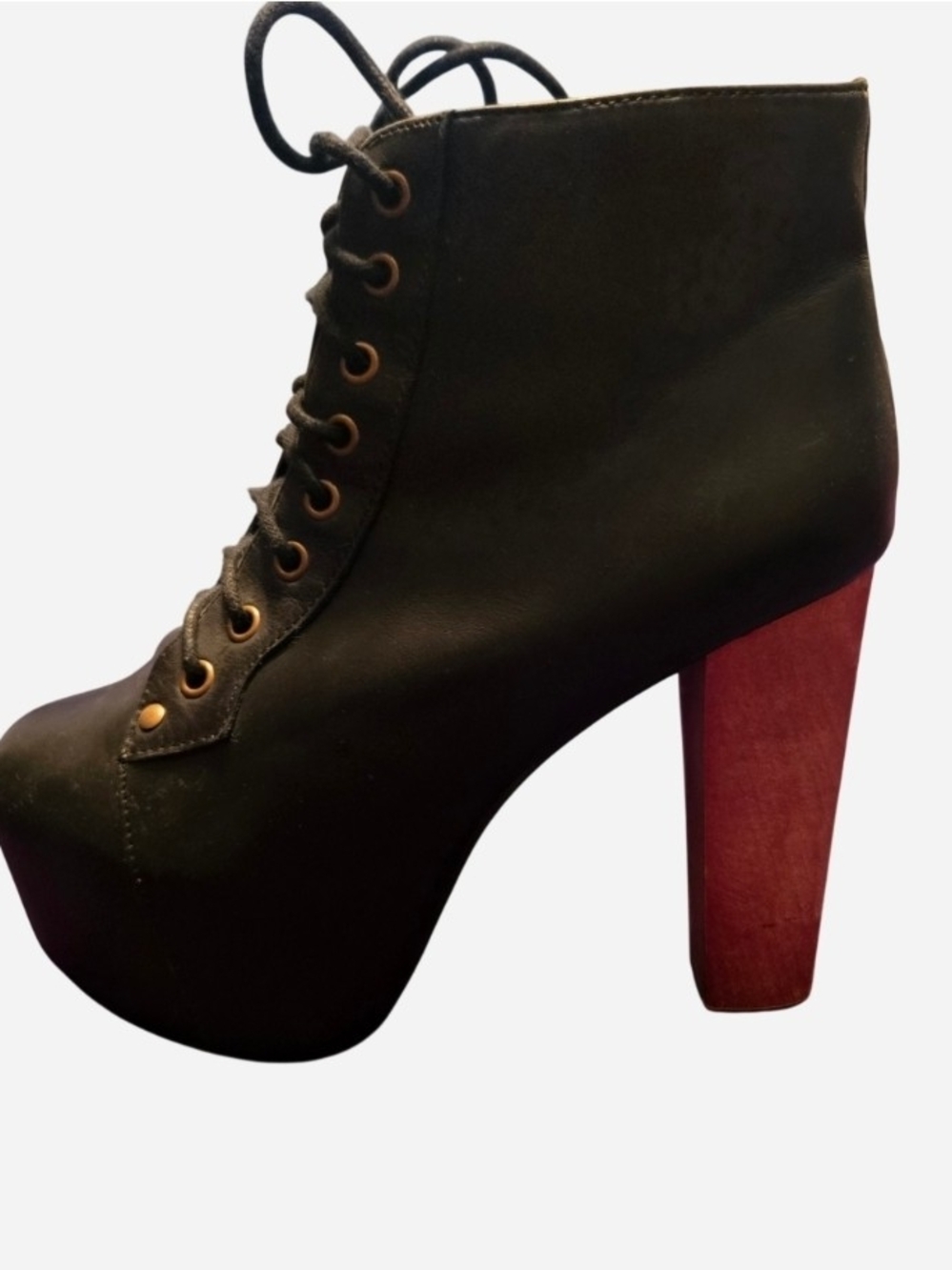 Jeffrey Campbell Black Leather LITA